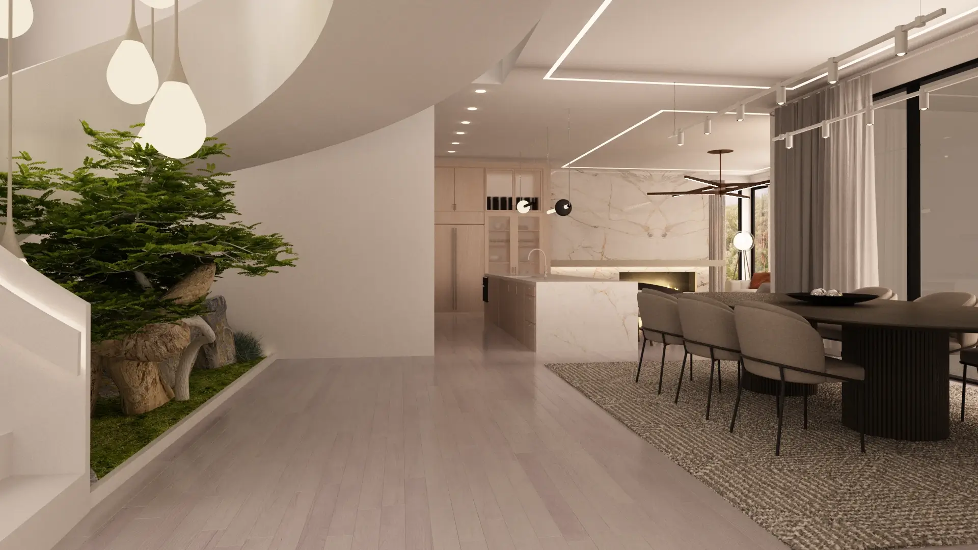 Interior dining — Tailhook Home, Ariana Designs, Bellevue
