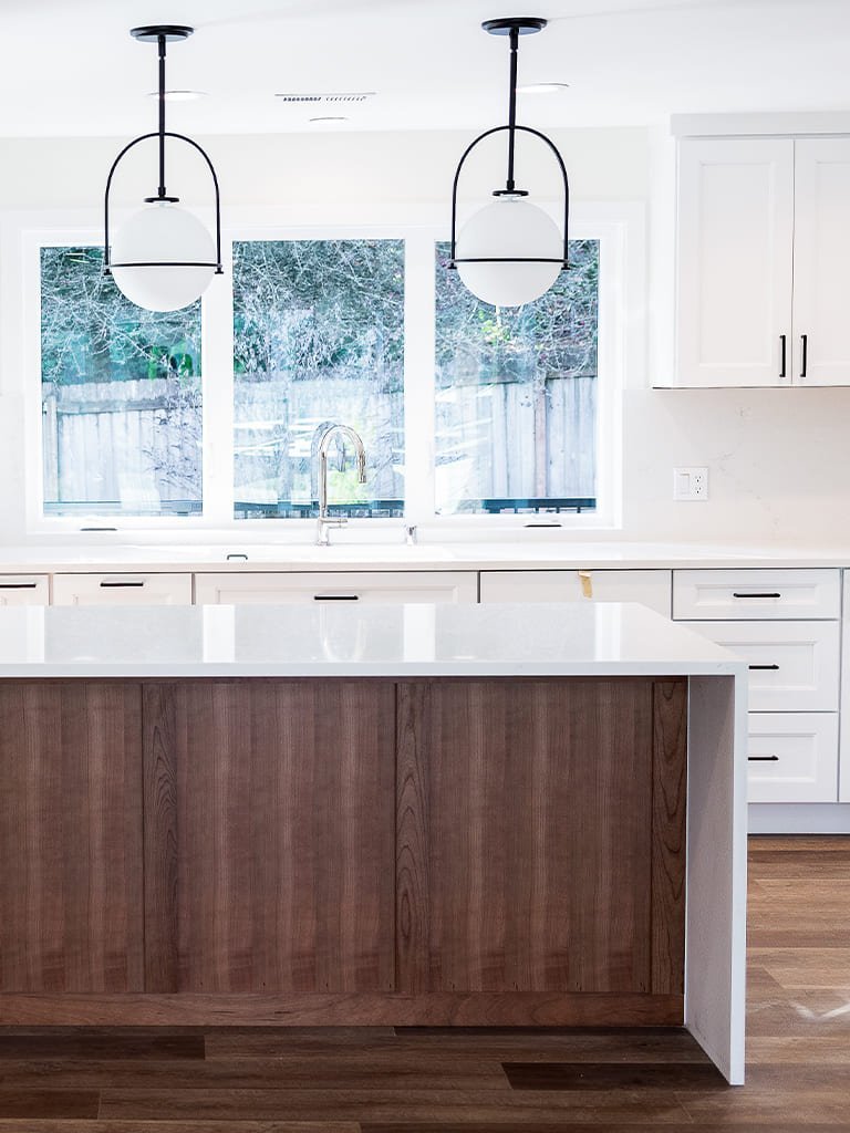 Modern kitchen design overview — Kirkland Home, Ariana Designs