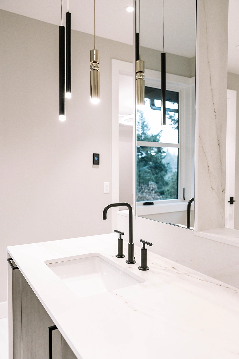 Walk-in shower and bath setup