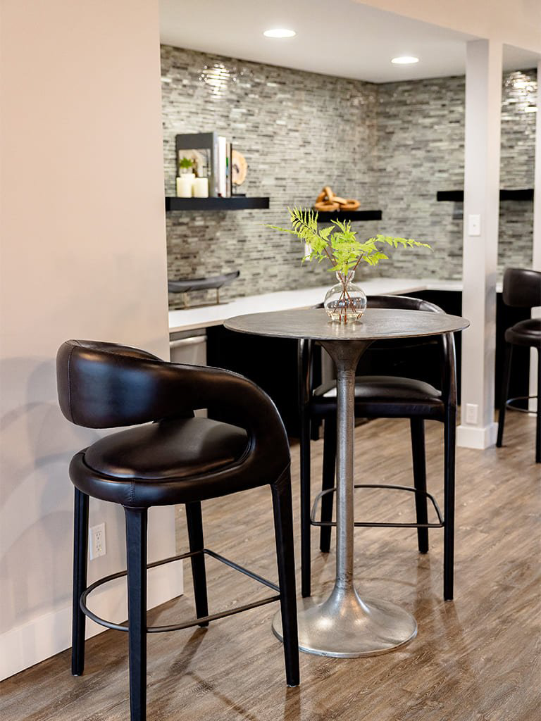 Modern bar space interior — Ariana Designs