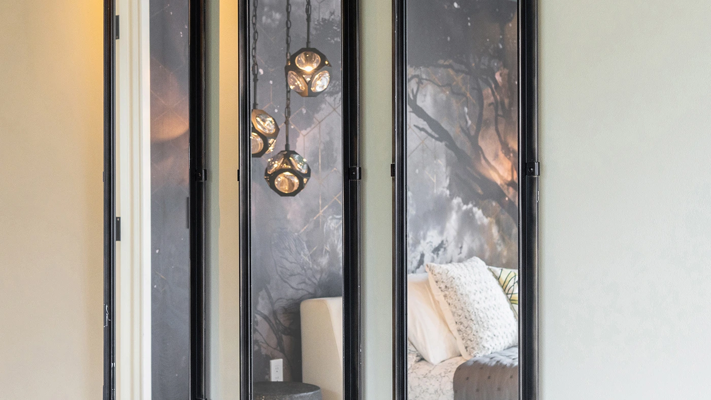 Luxury bathroom sliding door design — Ariana Designs, Seattle