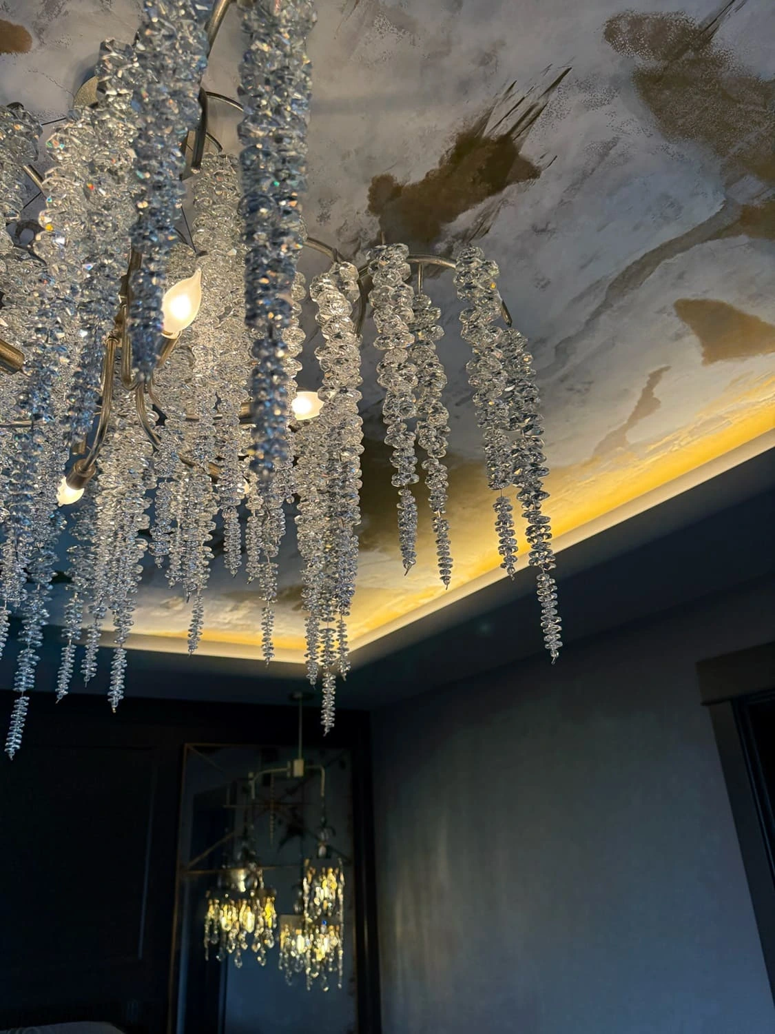 Chandelier elegance bedroom — Ariana Designs, Seattle
