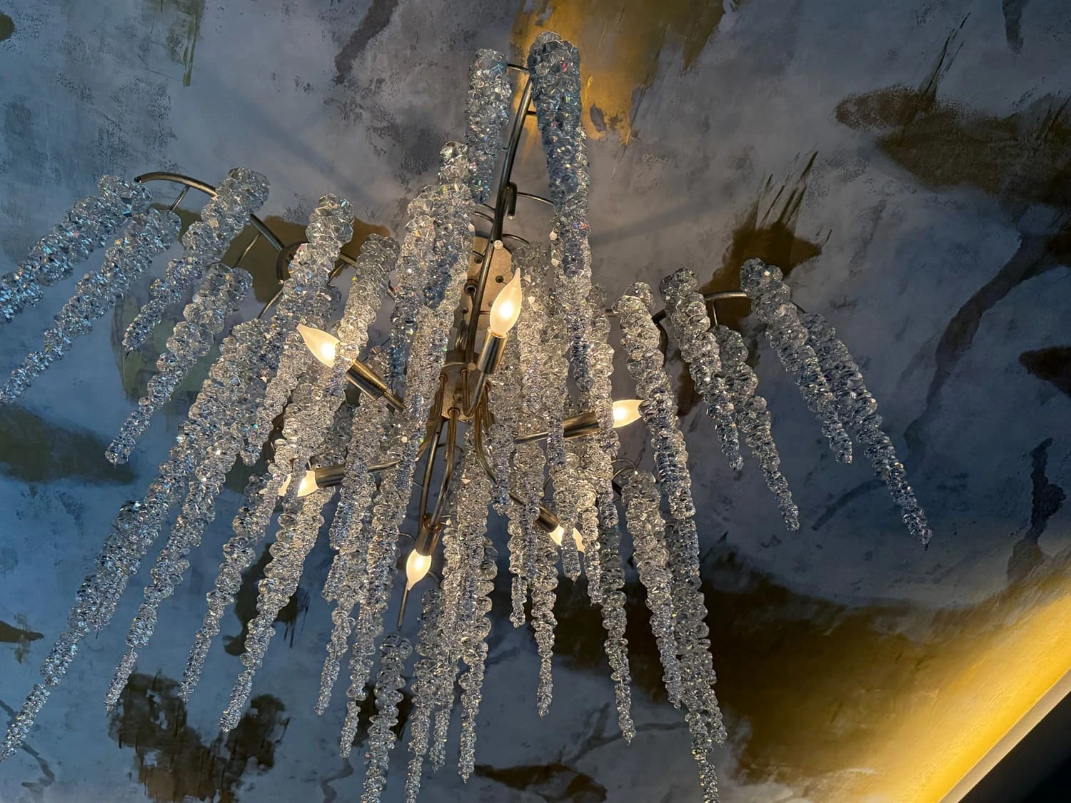 Chandelier elegance bedroom detail — Ariana Designs, Seattle