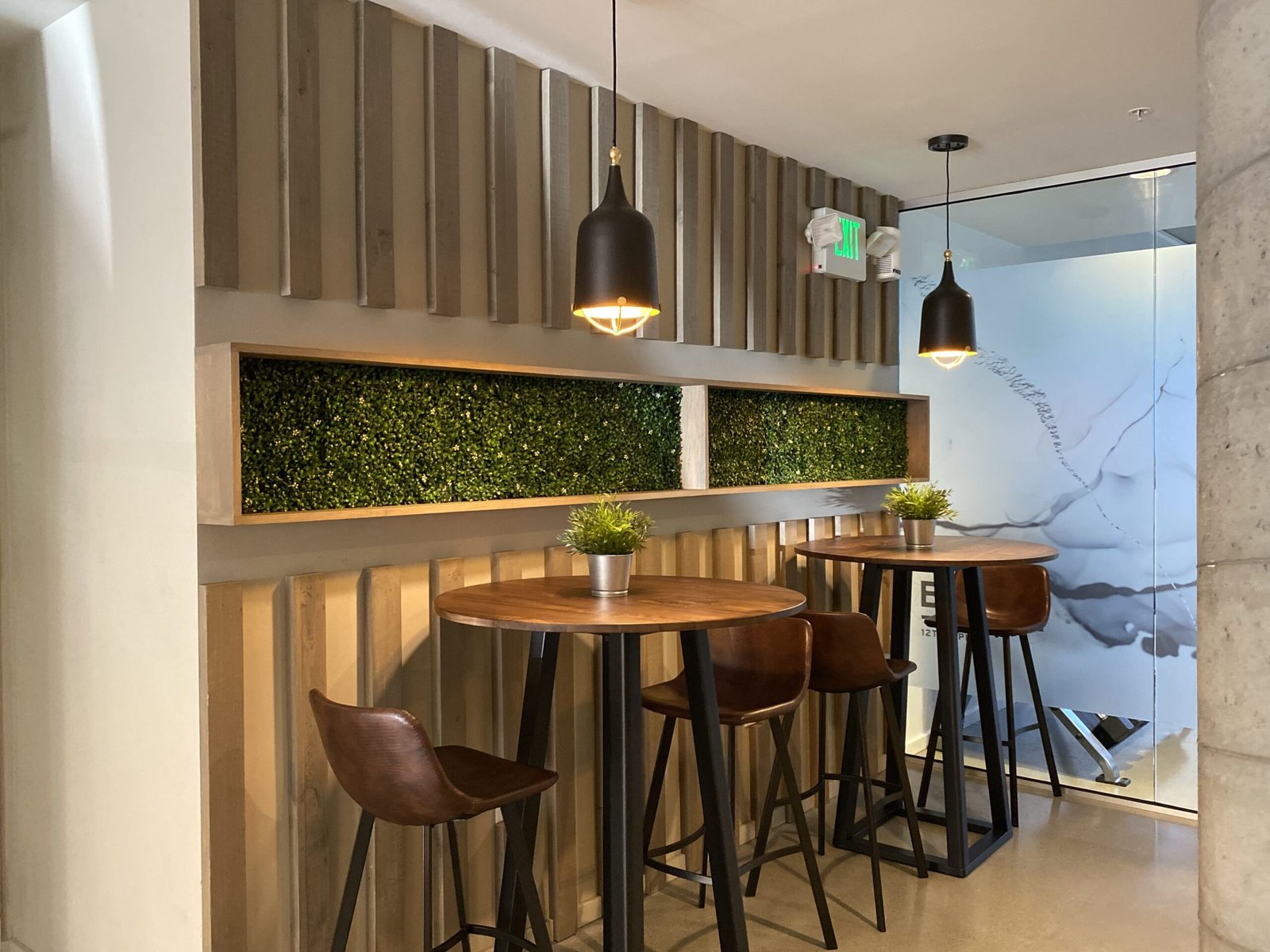 Beryl Apartments amenity lounge full view — Ariana Designs & Interiors, Seattle