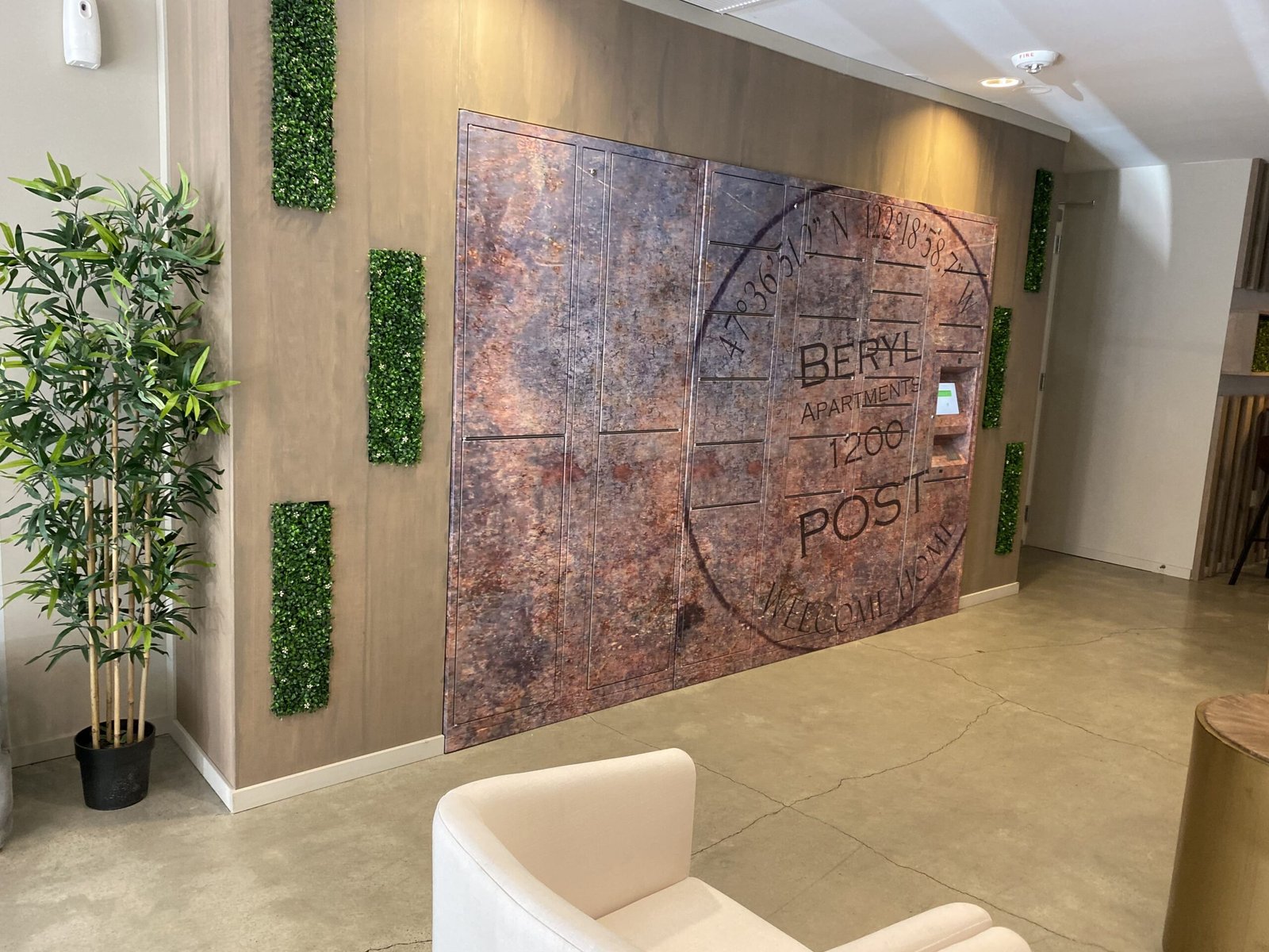 Beryl wall art and Beryl signage — Ariana Designs & Interiors, Seattle